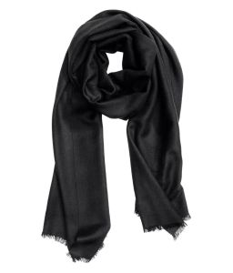 Ladies black scarf